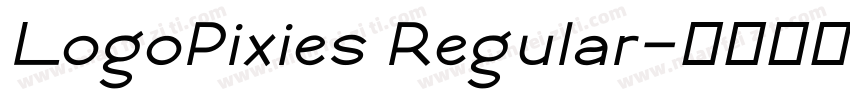 LogoPixies Regular字体转换